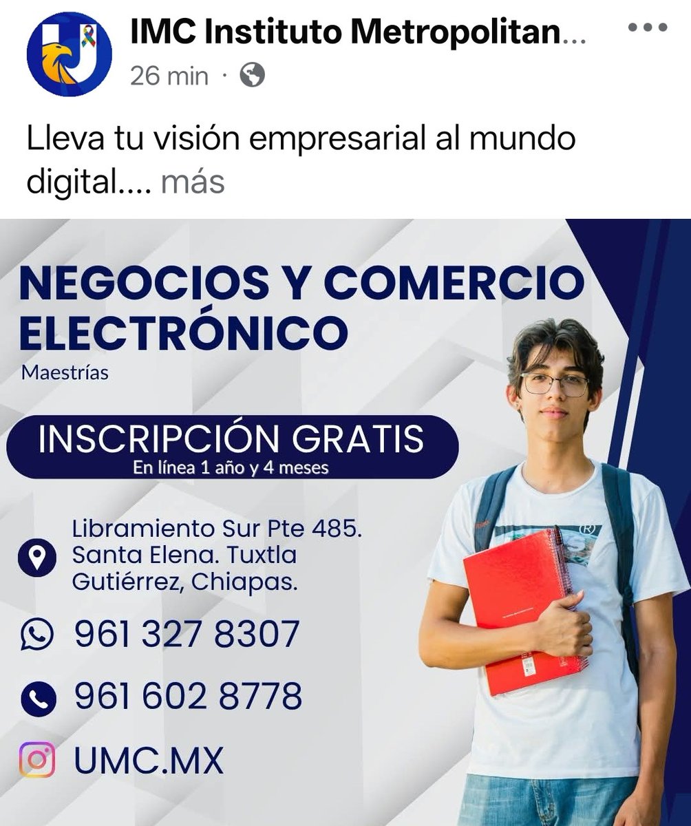 karly_mont's tweet image. Maestrías en #UMC