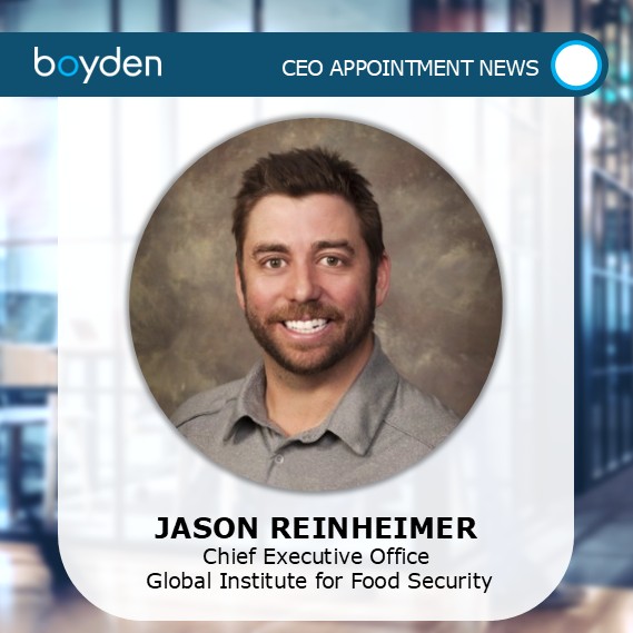 BoydenCanada's tweet image. Boyden’s Global #CEO &amp;amp; #BoardServices Practice is pleased to share @globalfoodsecur appointment news: welcoming new CEO, Jason Reinheimer. 

Recruitment co-led by Kathryn Young &amp;amp; Ryan Vanjoff.

#executivesearch #executiverecruitment #leadership
