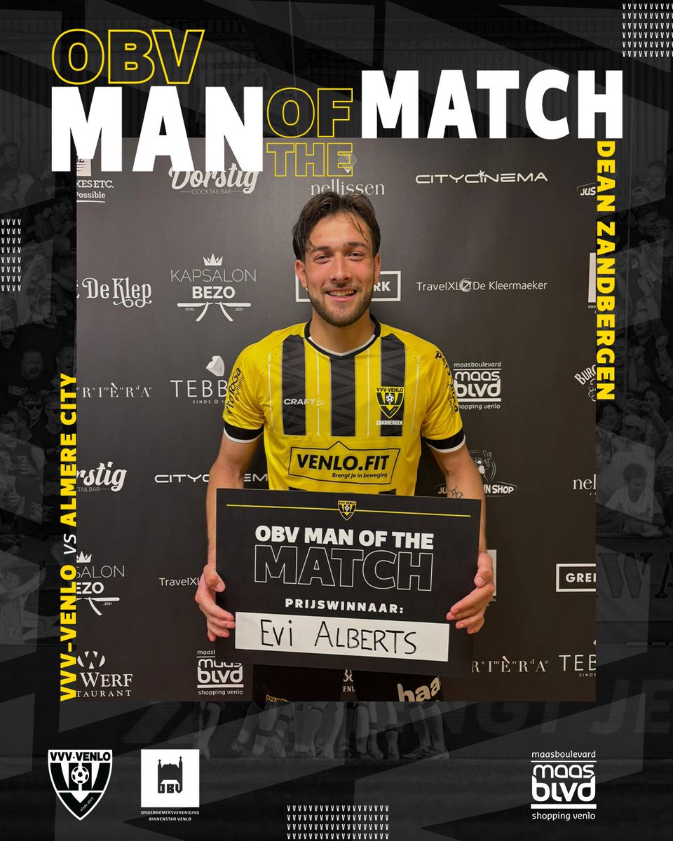 VVVVenlo's tweet photo. ๐ข๐จ๐ฅ ๐ข๐๐ฉ ๐ ๐ข๐ง๐ ๐ฐ ๐๐๐๐ก, ๐๐๐๐, ๐๐๐๐๐๐๐๐๐๐!๐
Dean Zandbergen is de OBV Man of the Match van vandaag! De winnaar van een cadeaubon t.w.v. โฌ100,- van Maasboulevard is Evi Alberts. Gefeliciteerd!
#VVVALM #AllesHeejIsVVV https://t.co/Ukh8BRpari