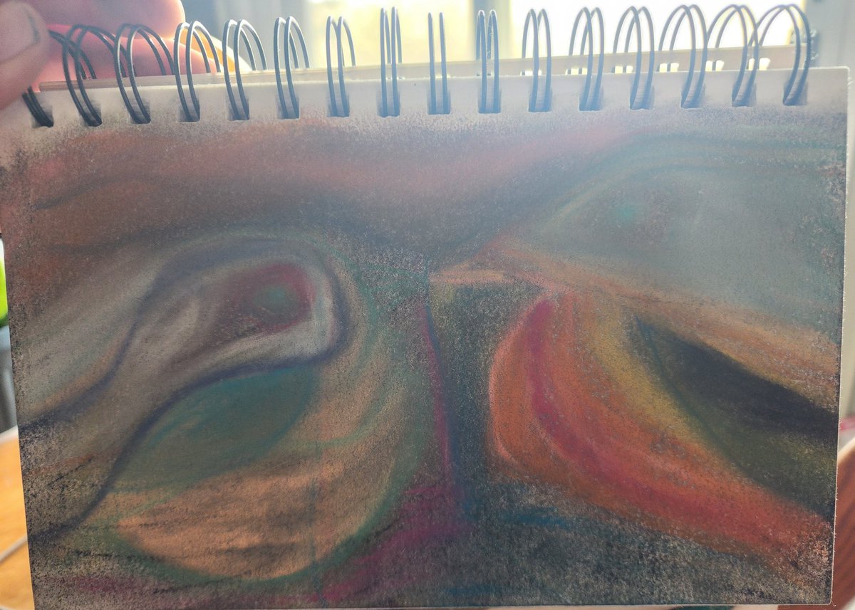 AroundTheF1RE's tweet photo. I made this using chalk pastels sealed with hair spray. 
I made this to my at the time Fiance and now Wife. 
.
The story itself could be a lifetime movie.
.
Until then I hope you enjoy the art!
.
.
.
Stay Lifted Stay Bliss and I'll see YOU...#Aroundthef1re https://t.co/V6m0wpN1UC