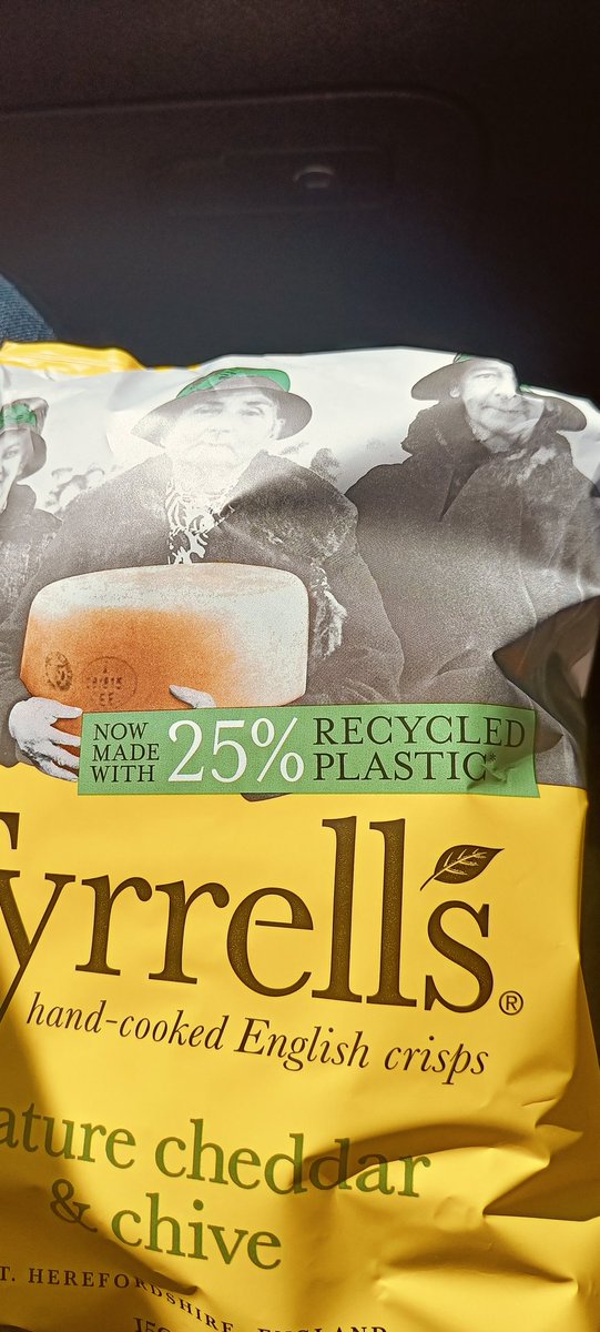 woodmans's tweet photo. Novel... plastic crisps... https://t.co/EayMTNnz1p