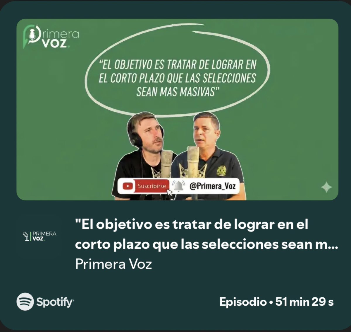 1ravoz's tweet photo. Ya está disponible, en Spotify, el Episodio 2 de la segunda temporada de @1ravoz, con Federico Sauro. https://t.co/La1bd8CoEA https://t.co/E3fxh784NF