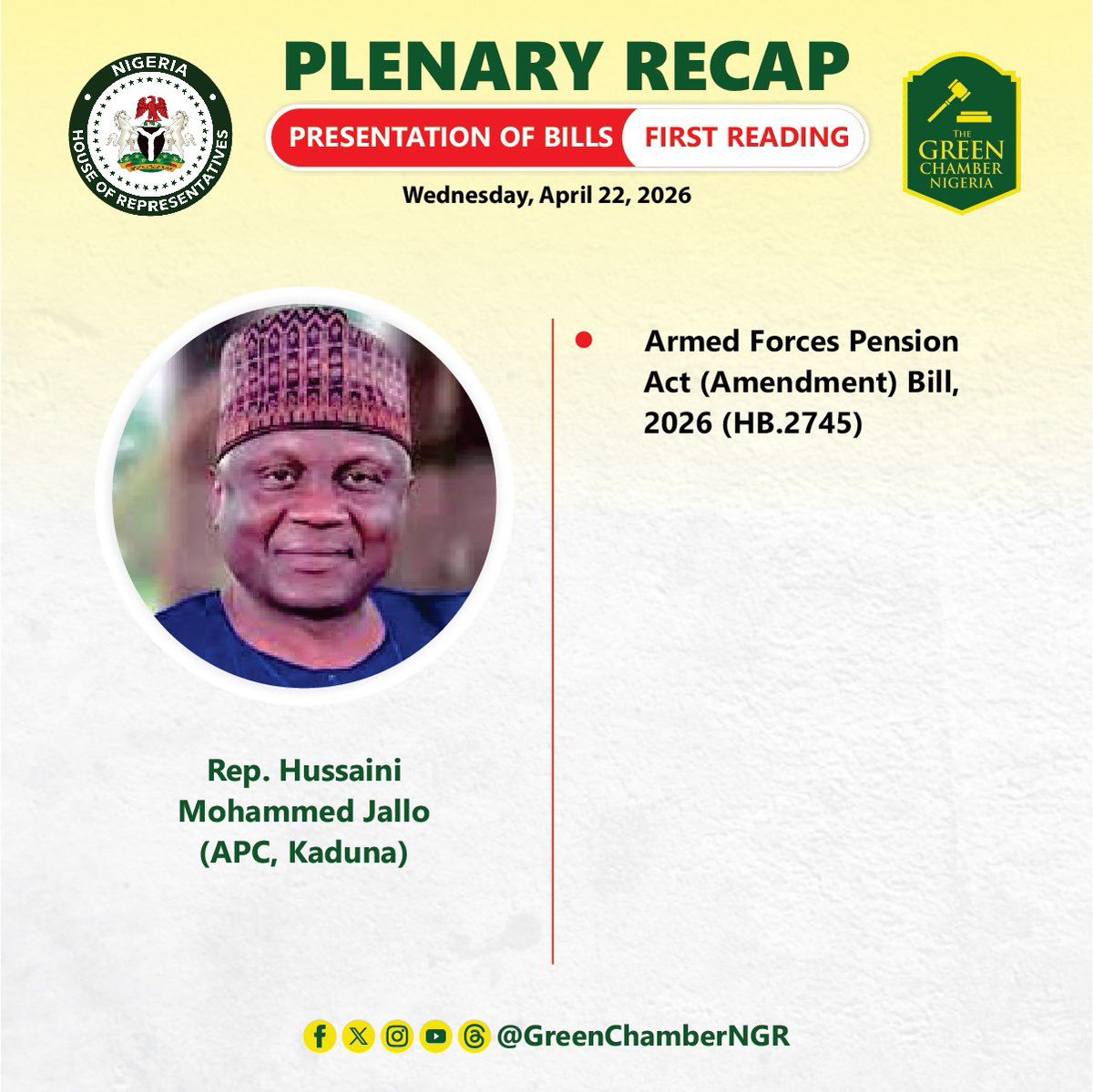 Nigeria House of Representatives tweet media