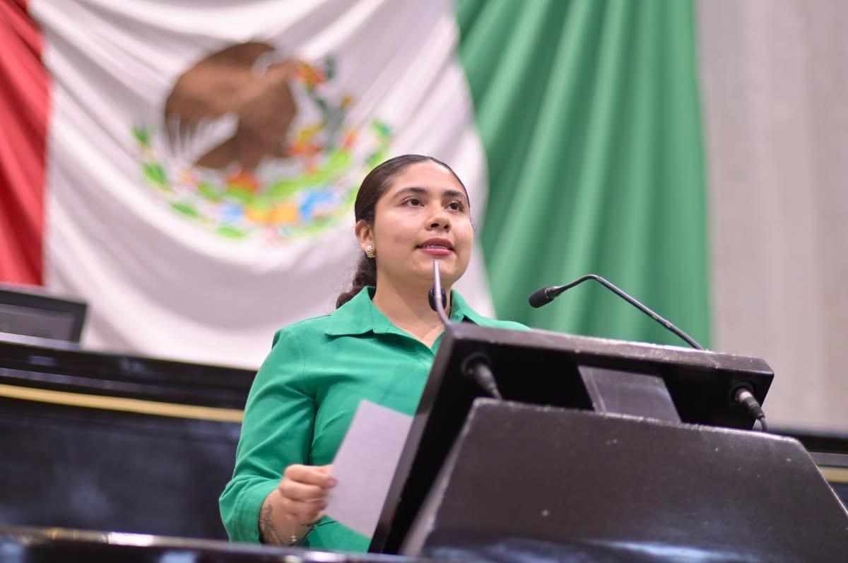 El <a href="/veracruzenverde/">PVEM-VERACRUZ</a> Compromiso con la dignidad de las mujeres: Diputada Tania María Cruz Mejía respalda la ley “Veracruzana Protegida” para garantizar justicia sin impunidad y proteger la vida e integridad de las veracruzanas. Misma ley, misma justicia.
🔗 wp.me/p6B1Id-7cA