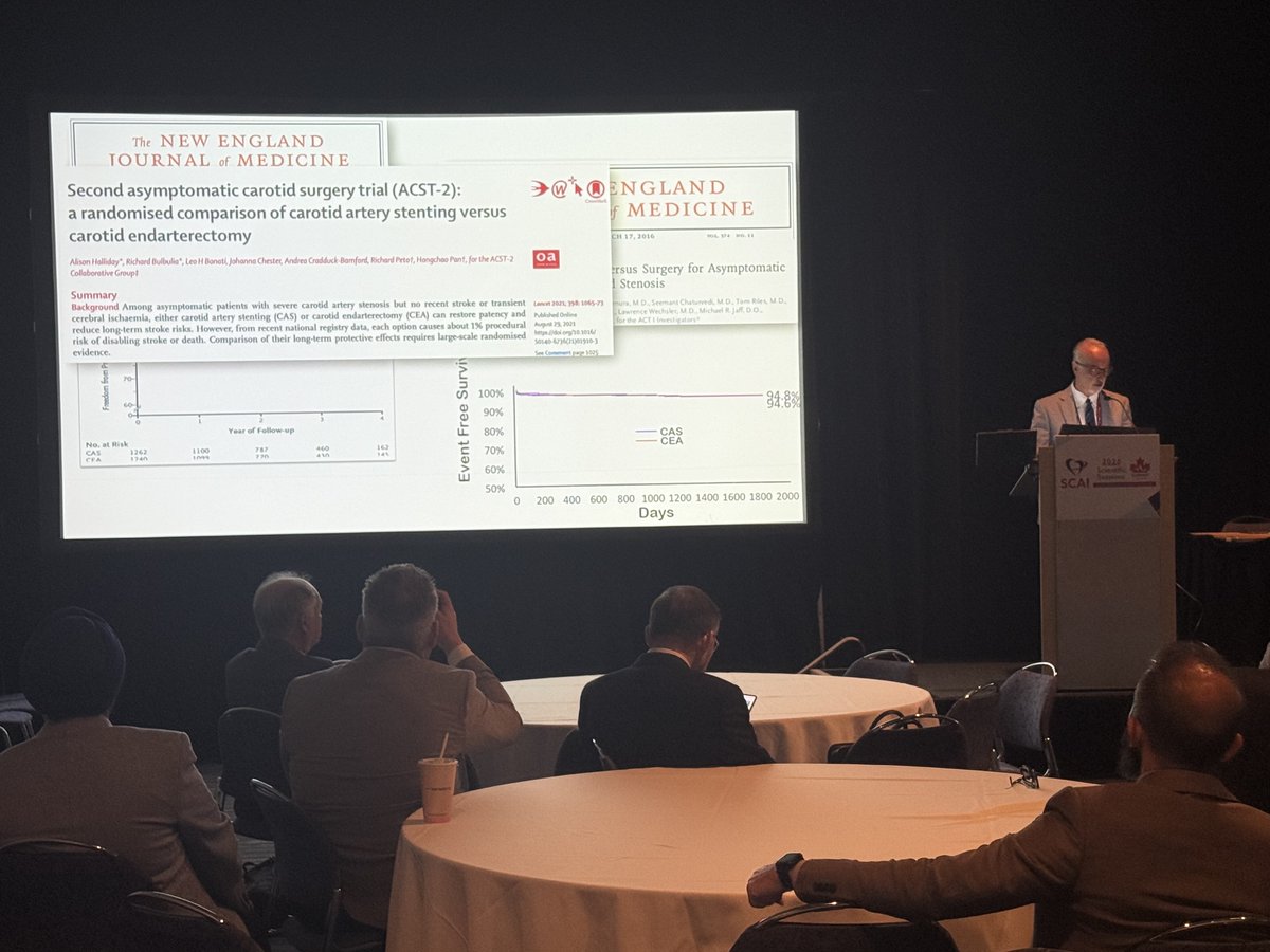 SCAI's tweet image. Carotid trials, new tech, and IVL in focus—William A. Gray, MD, MSCAI presents “The Neck(xt) Frontier” at #SCAI2026. #InterventionalCardiology