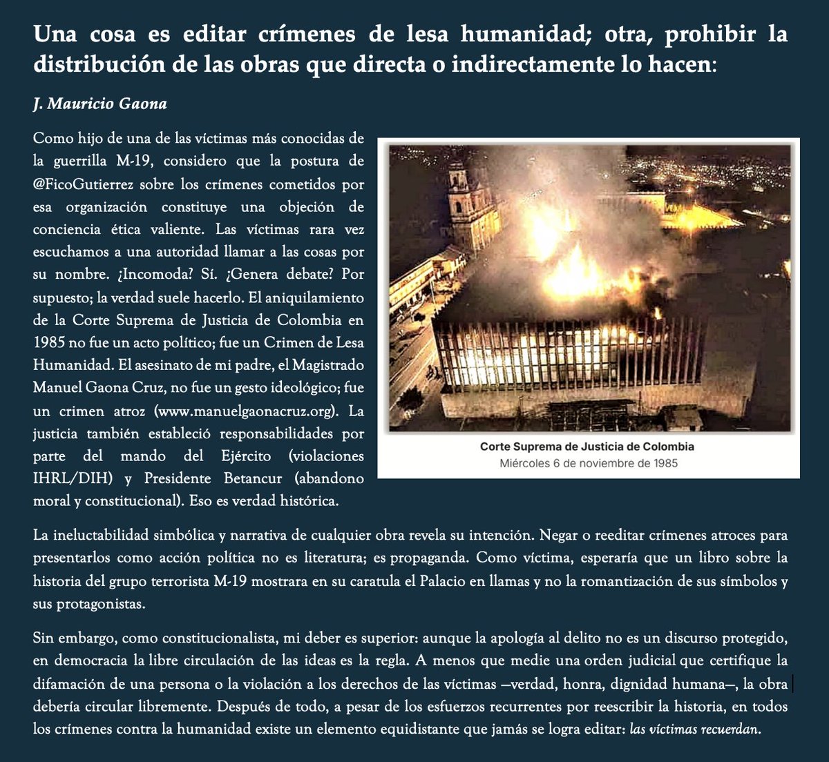 J. Mauricio Gaona tweet media