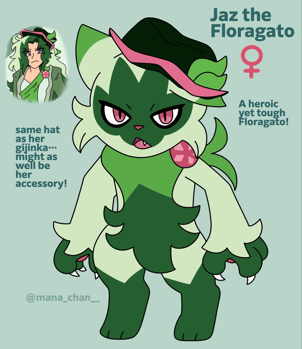 potential accessory for my Floragato 🍃✨