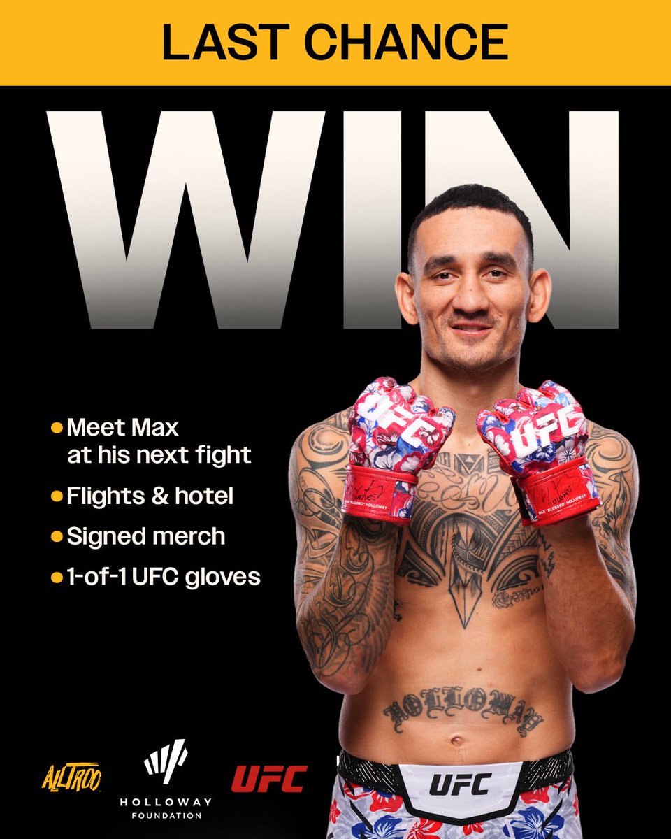 Max Holloway tweet media
