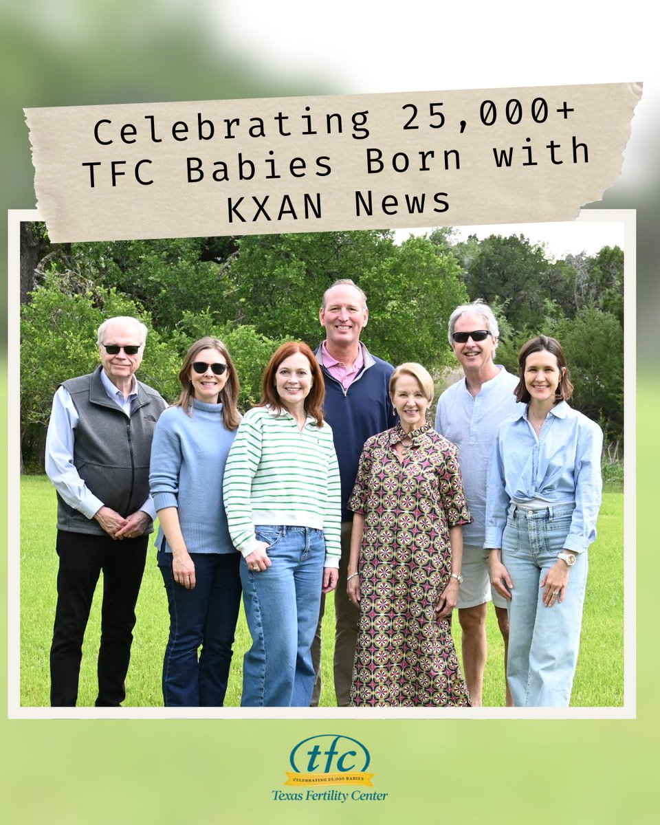 txfertility's tweet photo. W/ 25,000+ #TFC babies &amp; a reunion, we've had a lot to celebrate. We're honored to have our 38th Annual TFC #BabyReunion featured by @KXAN_News where Dr. Silverberg &amp; former patients shared it's impact.

Full article: https://t.co/5WLvFaiSoX
Full video: https://t.co/C38om7Hhx8 https://t.co/01iHrFXDoX