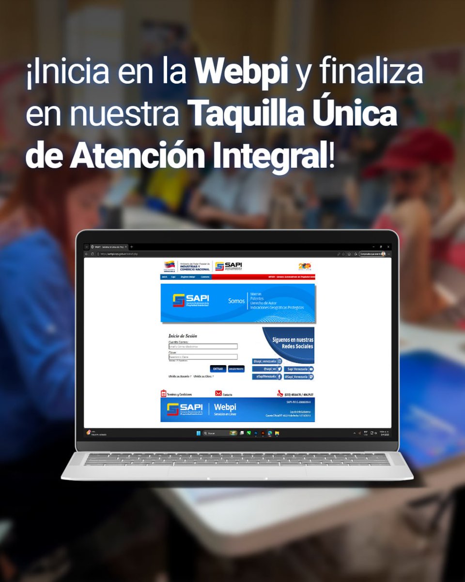Servicio Autónomo de la Propiedad Intelectual tweet media