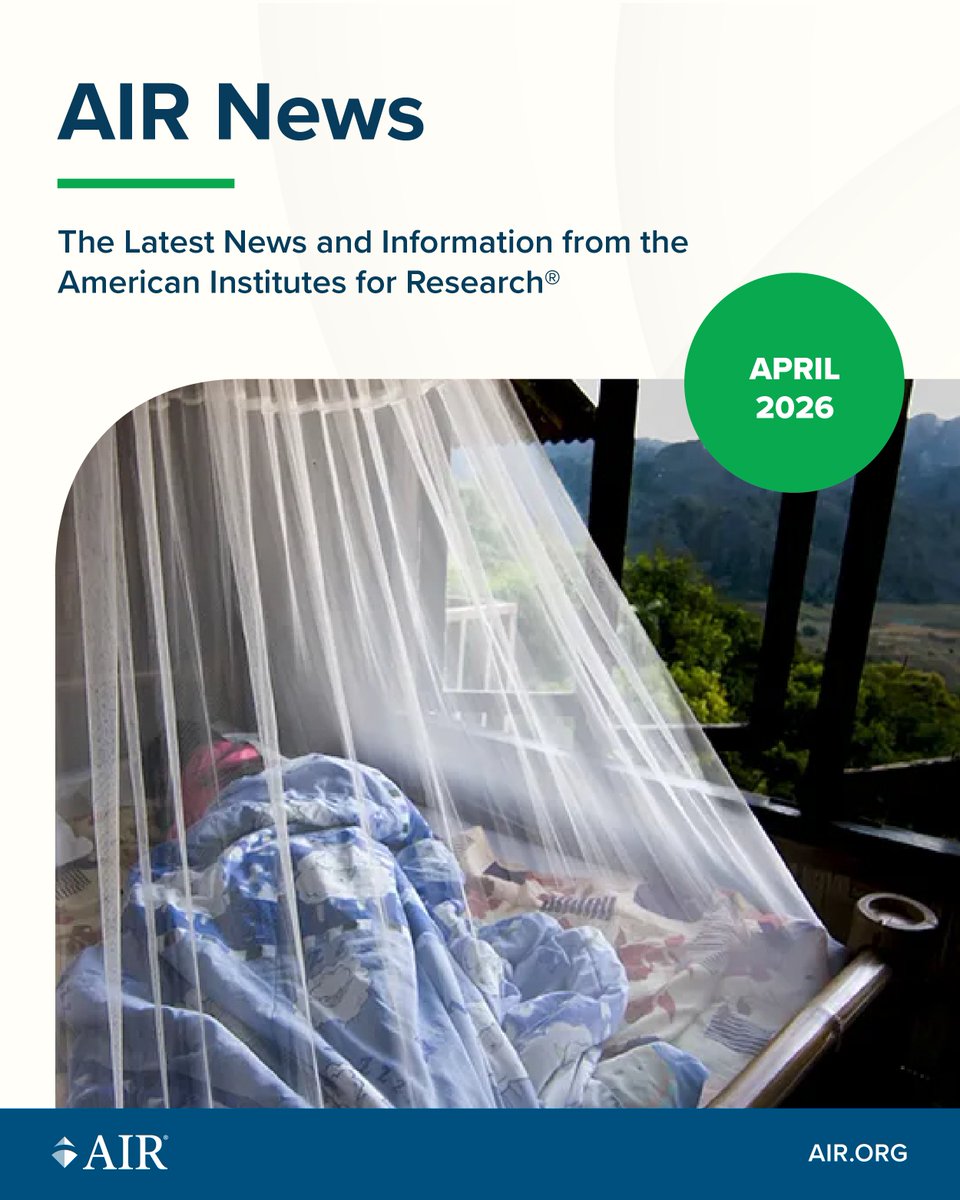 American Institutes for Research tweet media