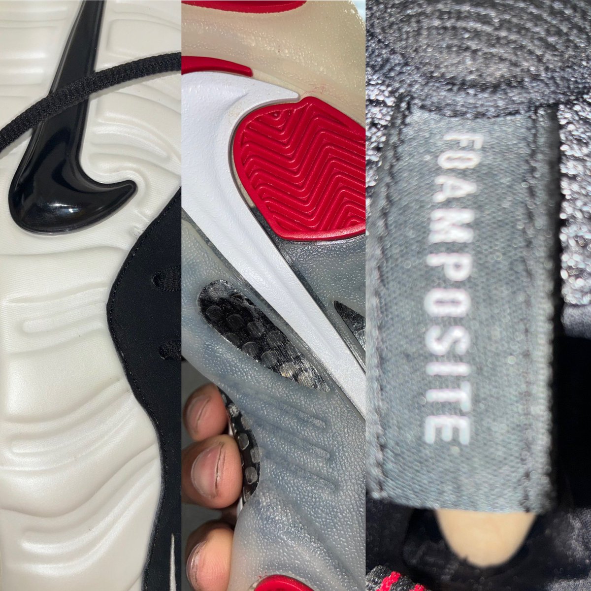 LEXISJONES1's tweet image. PEARL ME PLEASE 🗣️🗣️🗣️🗣️ #foamposite #Nike