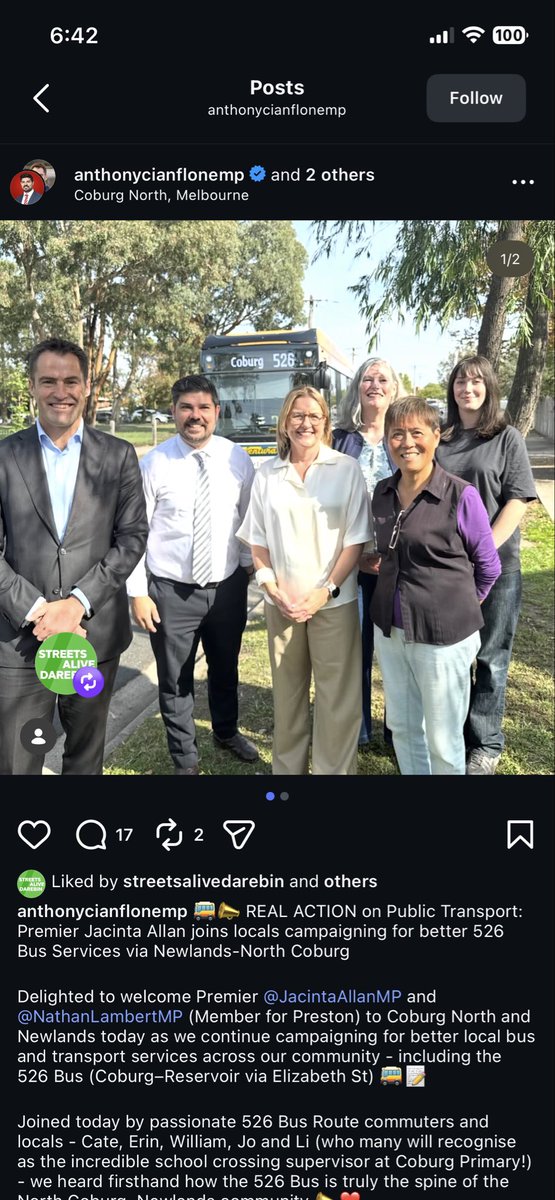 locksmith_1998's tweet photo. Seeing multiple Labor MPs making posts ‘campaigning’ for better bus services. 

Folks - are we getting the Peter Parker bus reform budget next month? https://t.co/Y7ZgK52j4c