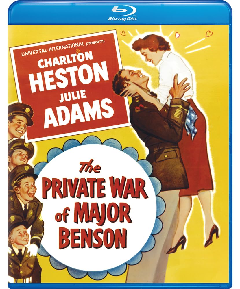 The_Ent_Factor's tweet image. The comedy THE PRIVATE WAR OF MAJOR BENSON (1955) starring Charlton Heston &amp;amp; Julie Adams has been released on Blu-ray

theentertainmentfactor.com/2026/04/privat…

#bluray #classicfilms #comedy #theprivatewarofmajorbenson #charltonheston #julieadams