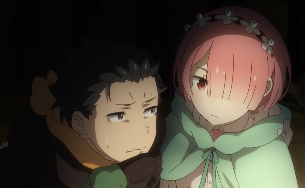 rezeroyumiya's tweet image. アニメではカットされた、地下で死に戻りして、ラムの指で吐いた後のスバルの気持ち悪いセリフ

「……ラム」
「なに？」
「お前の指、すべすべしてて気持ちいいな……ぶべ!?」
「図に乗るんじゃないわ。このバルスが」
「人の呼び名を悪口みたいな使い方するのやめてもらえます!?」

#リゼロ