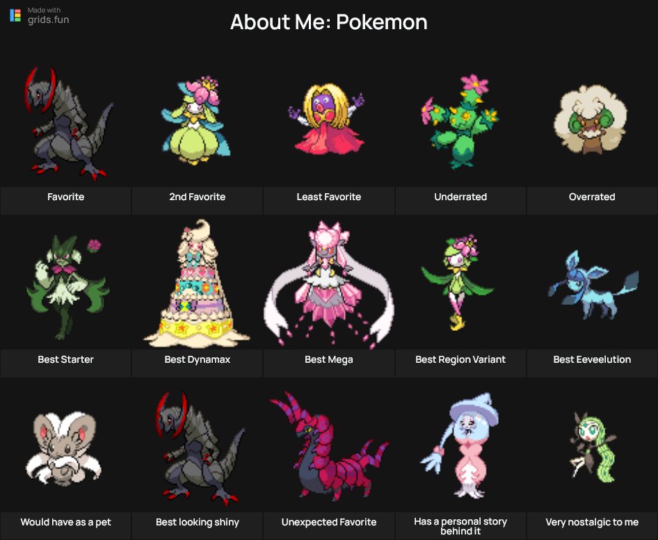 Flanderaa's tweet photo. LMFAO IM NGL I LOVE SO MANY GRASS TYPES https://t.co/uTQNojP6bY