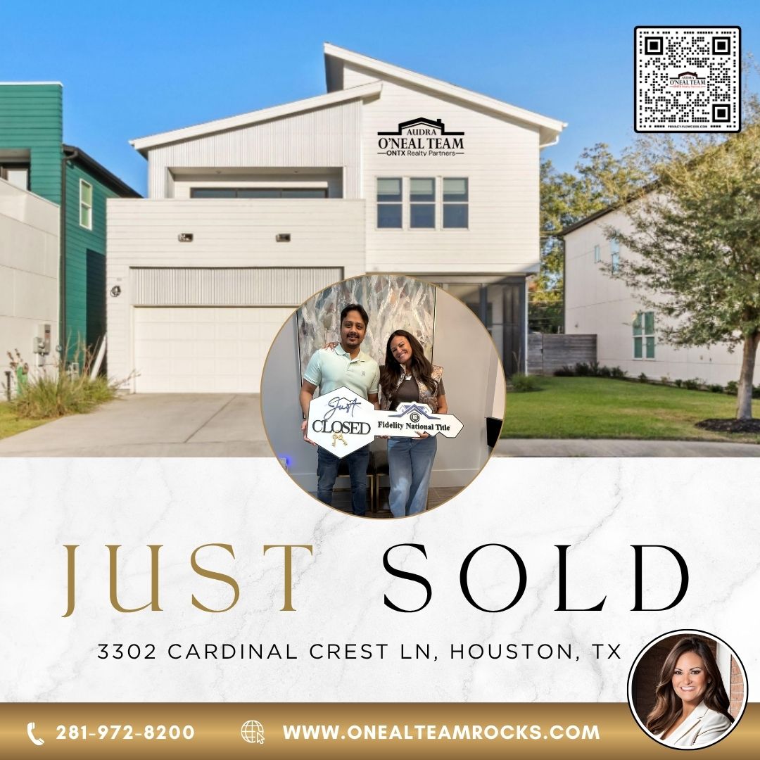 audraoneal's tweet image. JUST SOLD 🎉 
There’s nothing better than helping a past client start their next chapter 🙌 

#JustSold #HappyClient #EquityFromDayOne #HoustonRealEstate #DreamHome #HomeBuyingSuccess #AudraONealTeam #ONTXRealtyPartners #SellingHomesBuildingDreams #FridayIsMyMonday