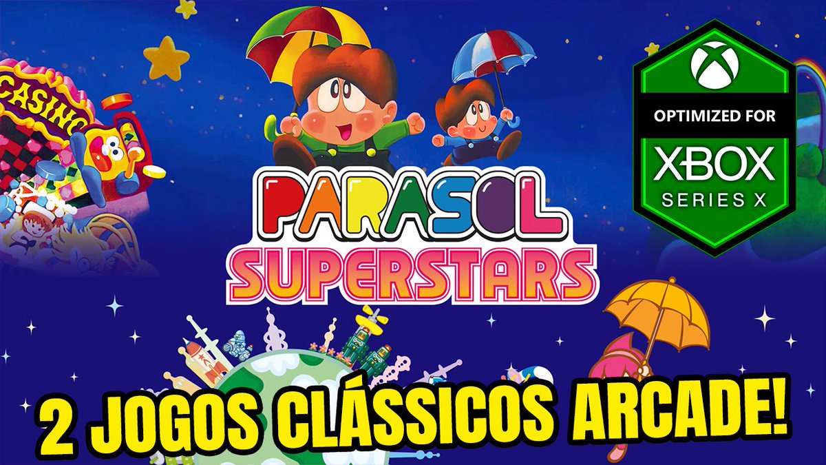 CanalDoEd_'s tweet photo. PARASOL SUPERSTARS: 2 JOGOS POR 1… mas você NÃO CONHECE 😳
https://t.co/3gF8SYMHm9

Obrigado @ININ_Games / @pr_hound pela oportunidade!

#parasolsuperstars #spicaadventure #taito #iningames https://t.co/ewwPBE8r0H