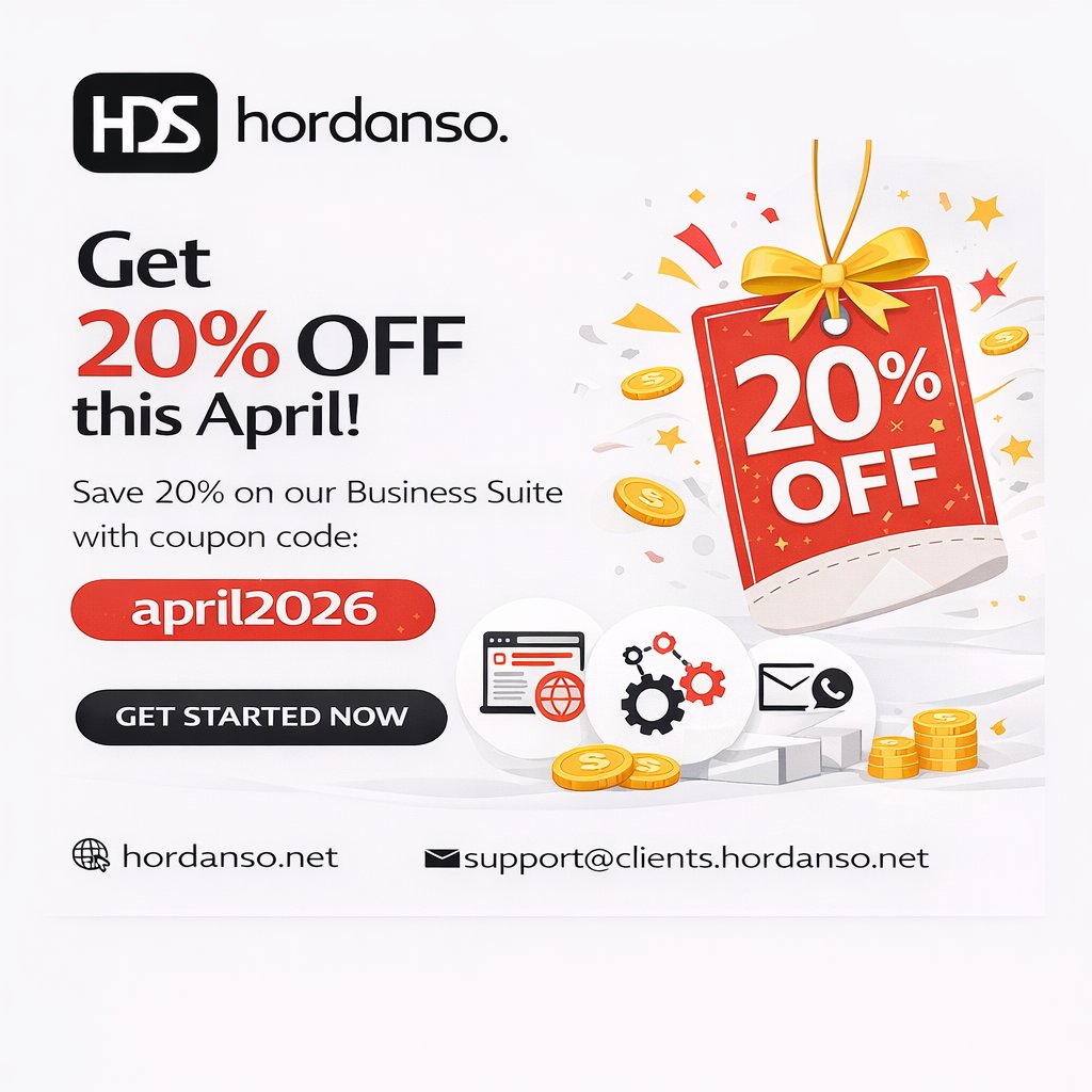 HordansoLtd's tweet image. Still overpaying for tools that don’t scale your business? Switch smarter and save 20% this April.
Use code: april2026
🌐 hordanso.net/bizlaunch-suit…

#DigitalTools #Entrepreneur #Tech  #marketingagency #digitalmarketing  #businesssuite #hordanso