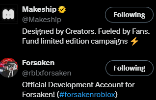 P0PT4R's tweet photo. @Makeship @rblxforsaken i hope im lucky :P https://t.co/lijfo6pppL