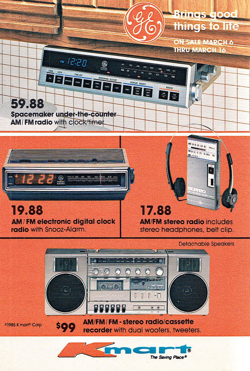landofthe80s's tweet photo. I love these old Kmart ads - the tech was cutting edge then. https://t.co/aJBI4kwkd2