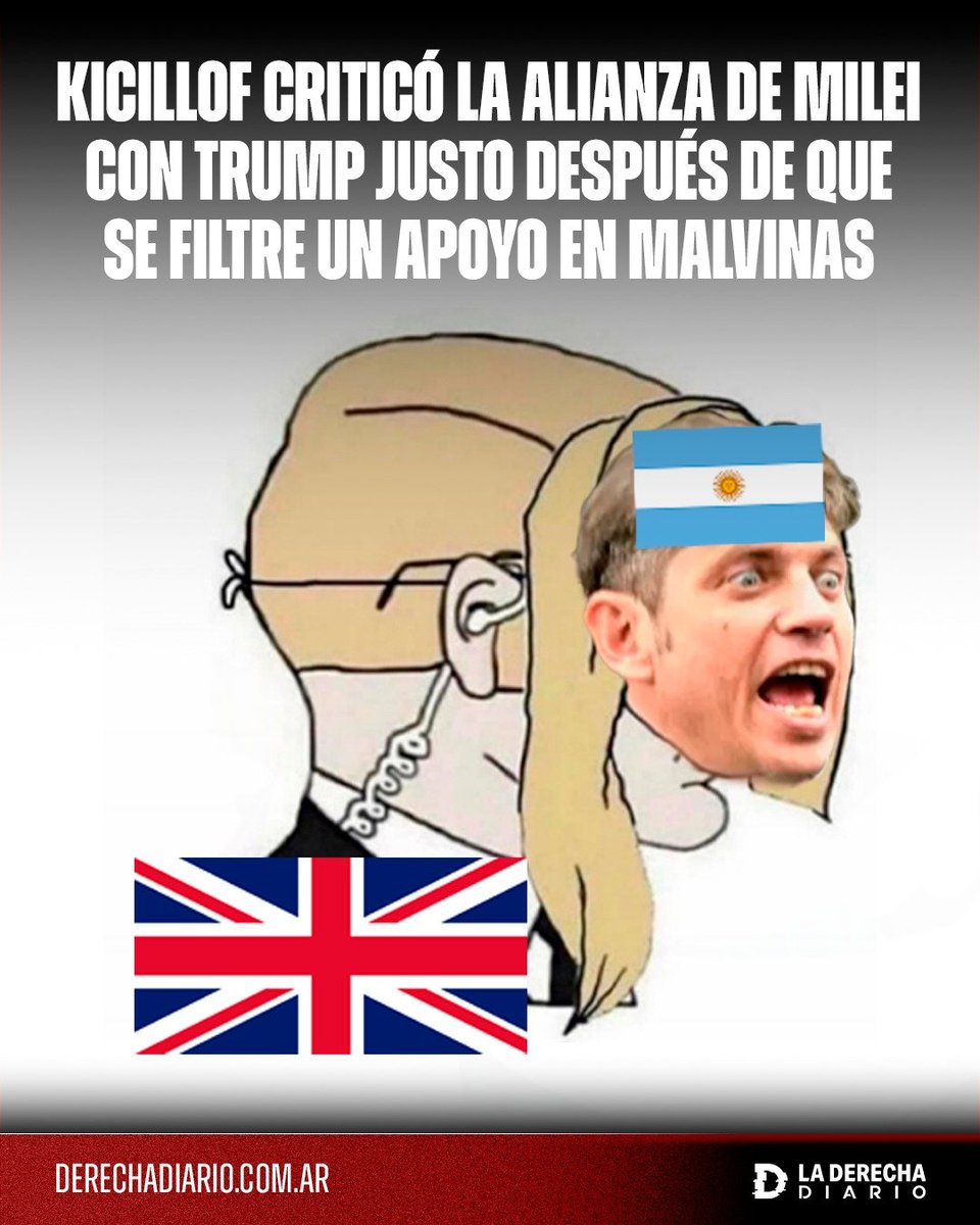 🚨🇦🇷🇺🇸🇬🇧 | #URGENTE ¿AGENTE BRITÁNICO?: Axel Kicillof salió a criticar la alianza de Milei con Trump con una nota en Clarín justo después de que se filtre un posible apoyo de los Estados Unidos a la Argentina en su reclamo de soberanía por las Islas Malvinas.