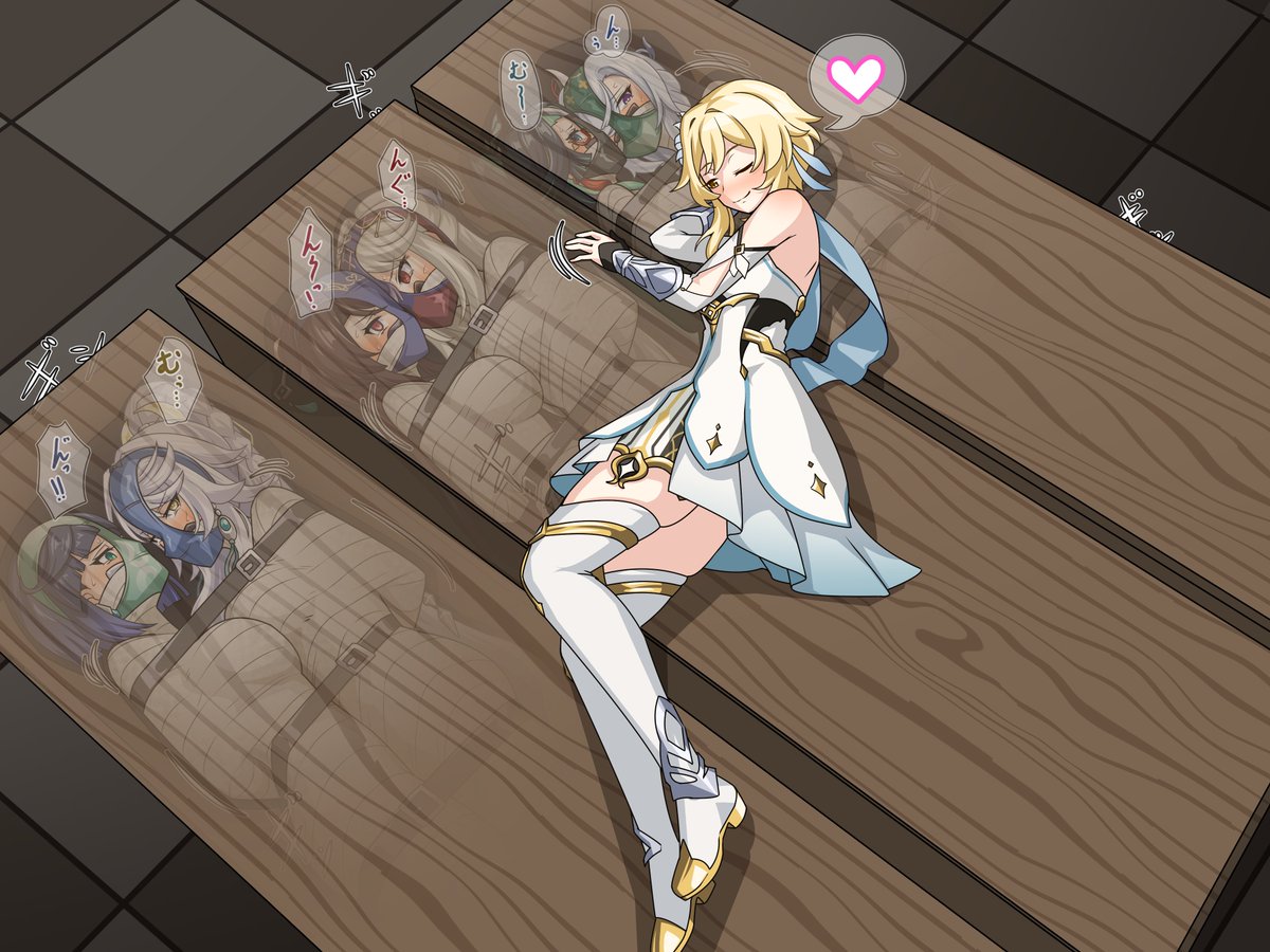 サンク 🔞C107本DLsiteで配信中 tweet media