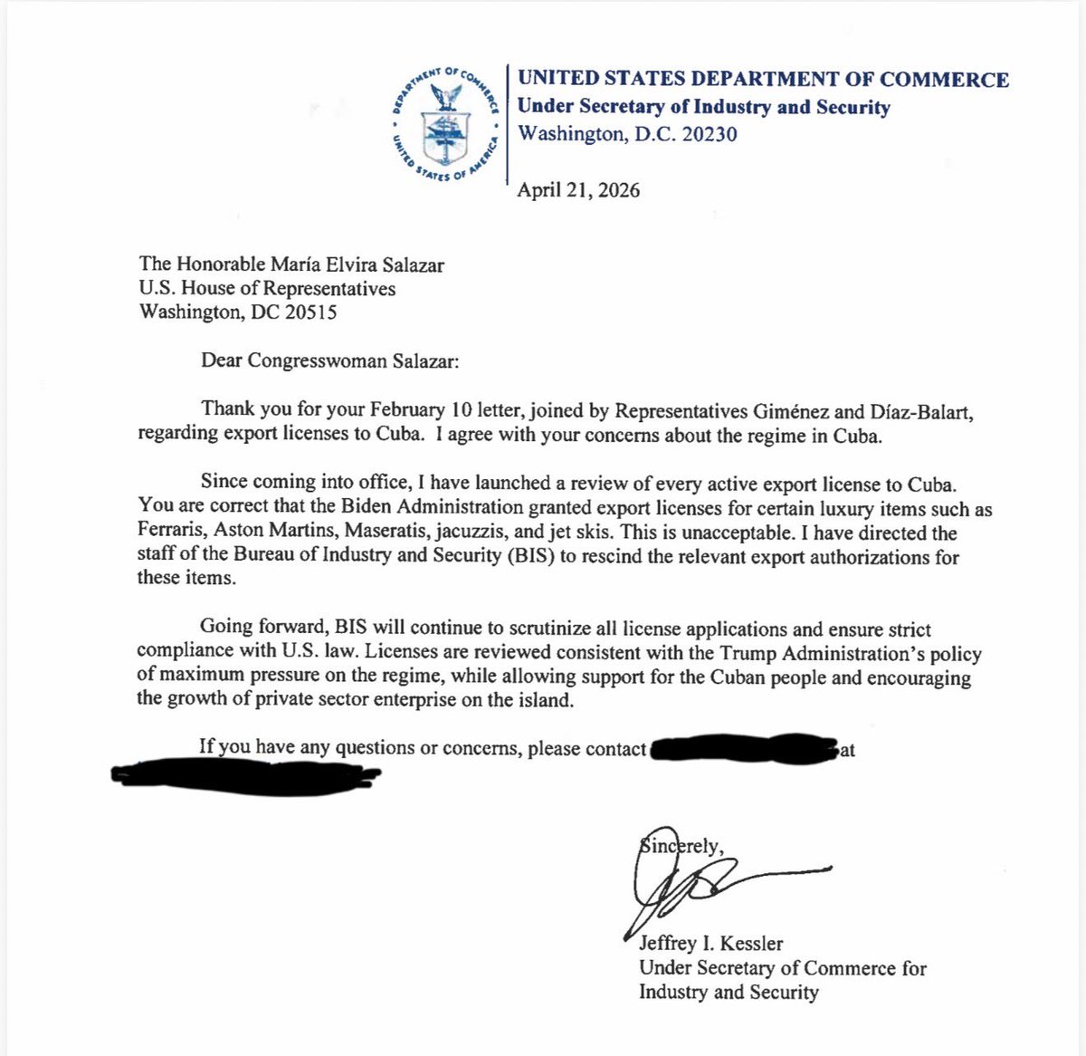 Rep. María Elvira Salazar tweet media