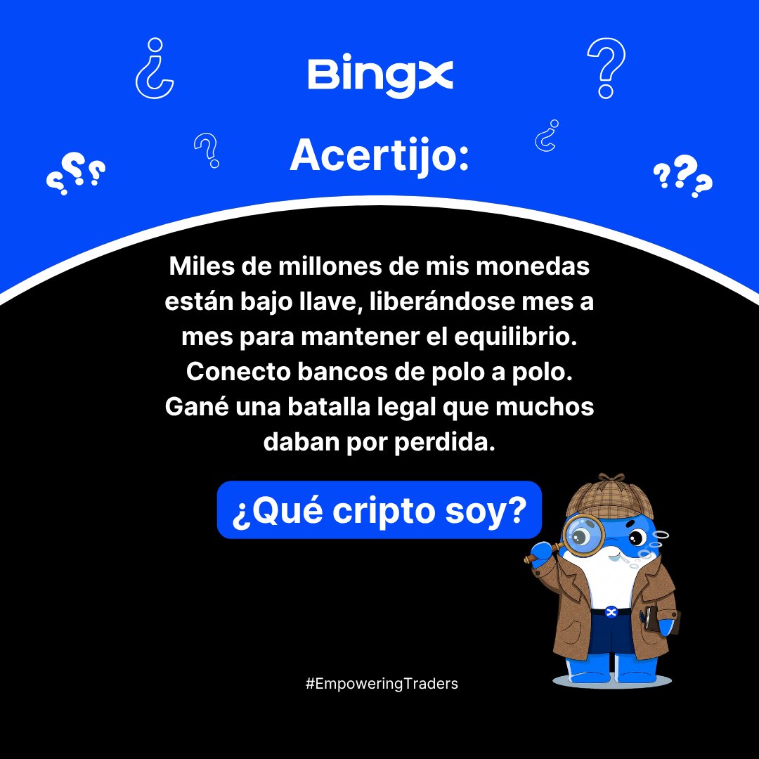 🤑 ¡Sorteamos 20 USDT para 2 ganadores! (10 c/u).

👉 Seguirnos + Repost.
👉 Comenta tu respuesta.

🍀 Termina este domingo.

#BingX #Sorteo