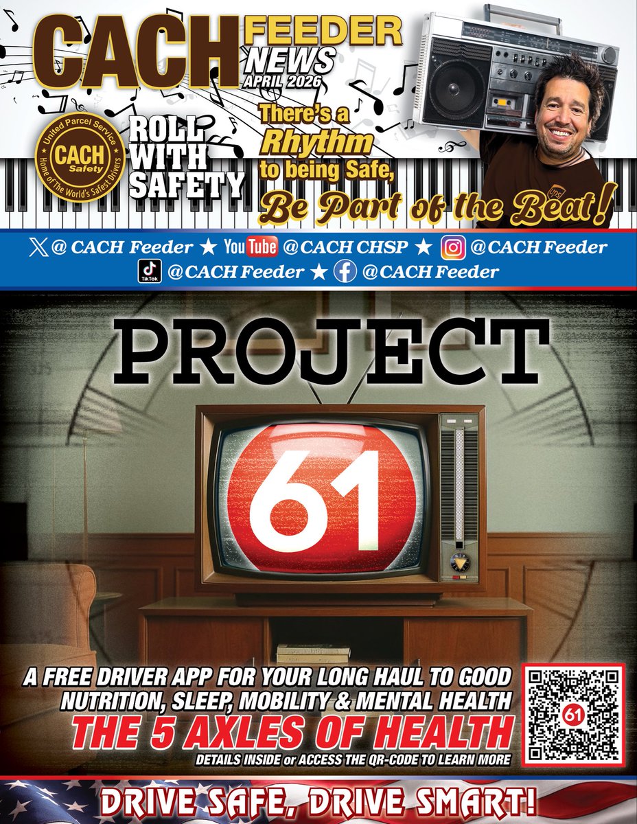 CACHFeeder's tweet photo. The April edition of CACH Feeder News is out. We are covering state police inspections, hydroplaning, Project 61 for your health and more! 🇺🇸 Be safe! https://t.co/W1nrfGKaC9 https://t.co/0N9sX61Cpd