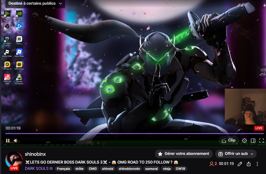 NOUS Y EST LE DERNIER BOSS DE DARK SOULS 3🔥
twitch.tv/shinobinx
twitch.tv/shinobinx
twitch.tv/shinobinx