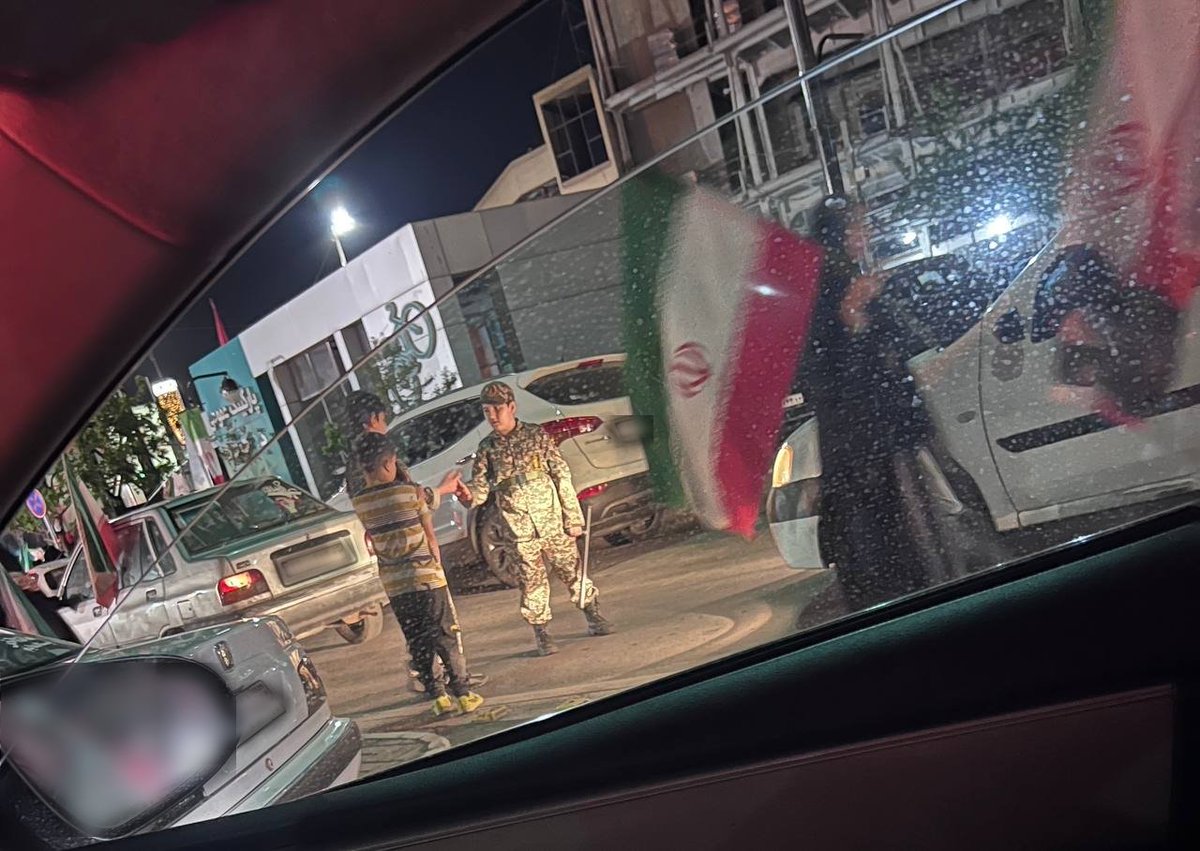 SiamakTadayonT's tweet photo. ⚠️🚫Saturday, April 25, 1:00 AM

The distribution of military uniforms and equipment among children and their deployment at checkpoints across the city of #Mashhad IR.

 This is a widespread violation of international child rights laws by the Islamic Republic. If the rulers and parents show no mercy to their own children, will they show any mercy toward neighboring countries, Europe, or others, upon acquiring nuclear weapons?? 
Think twice about the ���️ price! 
#Hormuz #IranWar‌ #oil 
@UNICEF @UN @realDonaldTrump @EU_Commission @FoxNews