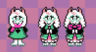 variousfruit_'s tweet photo. princess ralsei sprite
i did my best :] https://t.co/bCRvtGcS2y