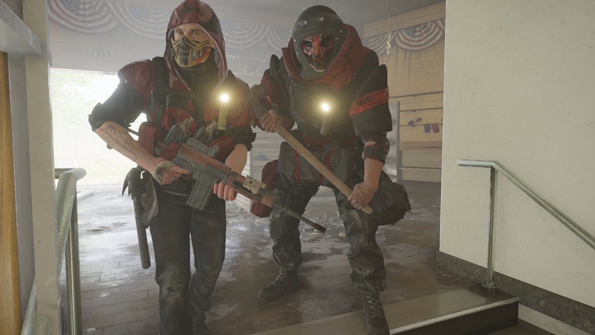 Maverick__CW's tweet image. Got bullied by Kitsunebi on #TheDivision2 and backed into the Safehouse for some air...

TWO of the MFers FOLLOWED me! 😂

Made for cool screenshots...
AND! A hilarious clip of a Kitsunebi Assault CONTINUING to bully me - down the stairs and into a corner!
@TheDivisionGame