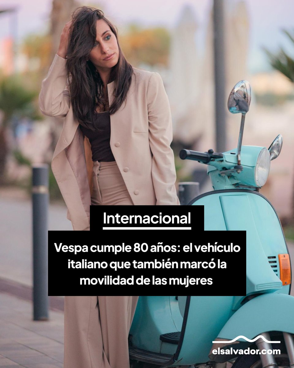 elsalvadorcom's tweet image. #Internacional | 🛵🇮🇹 La Vespa, creada en 1946 en Italia, cumple 80 años como uno de los vehículos más representativos de la movilidad urbana a nivel global.

Más detalles 👉 elsalvador.com/noticias/inter…