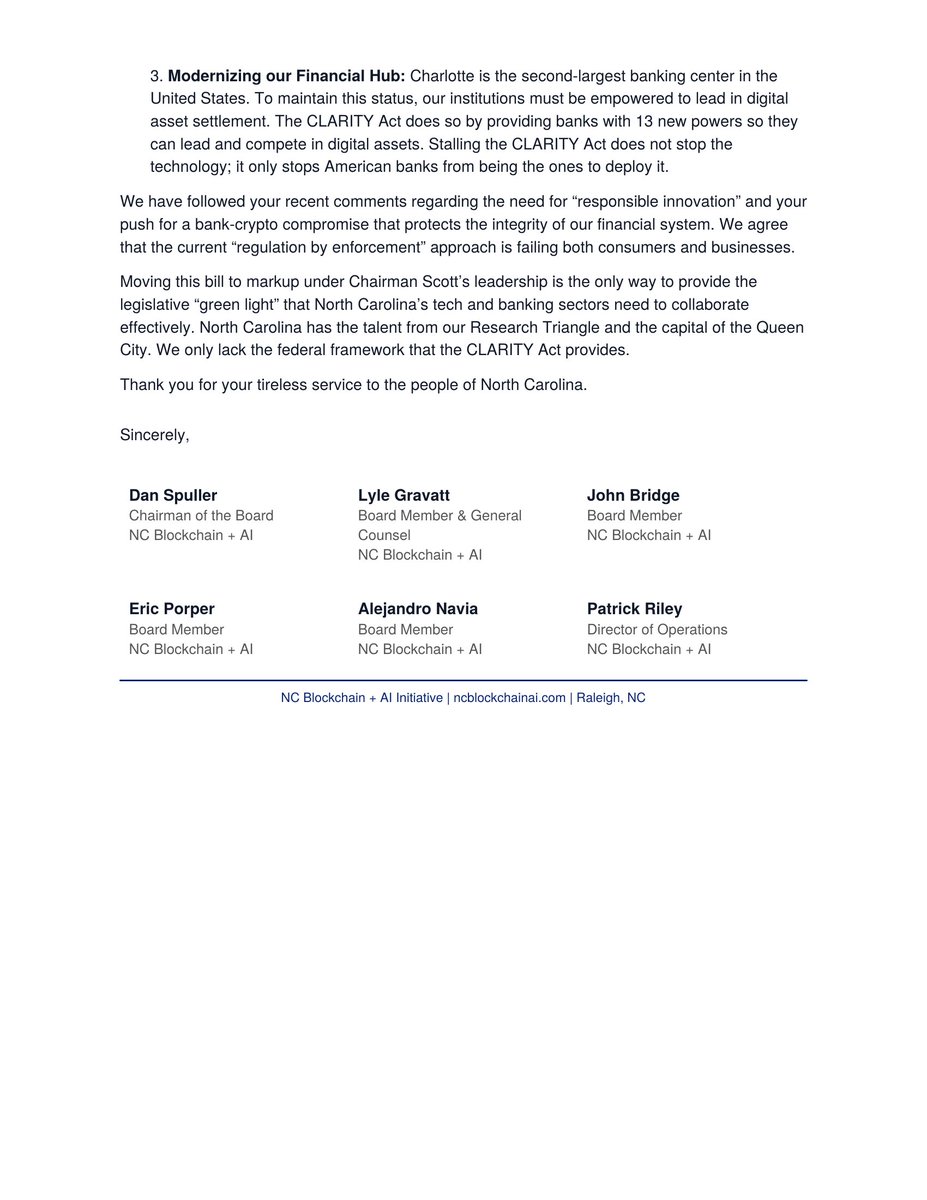 North Carolina Blockchain + AI Initiative tweet media