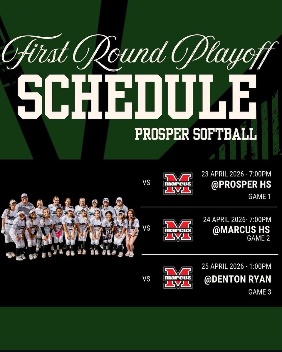Prosper Softball tweet media