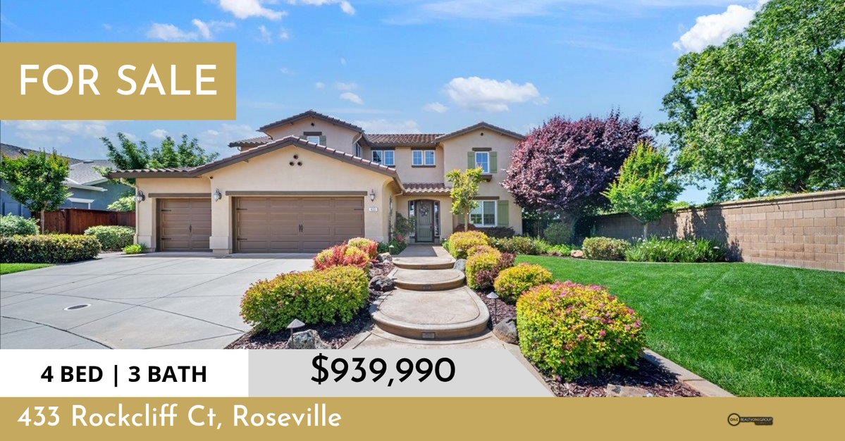 jessateel's tweet image. 433 Rockcliff Ct in Roseville is new on the market! Comment "INFO" and I'll send you all of the details
💛
Jessa Teel Real Estate
916.949.3377 | DRE 02114257
#Roseville #homes #house #forsale #house #home
🏡
Listing courtesy ... homeforsale.at/433_ROCKCLIFF_…