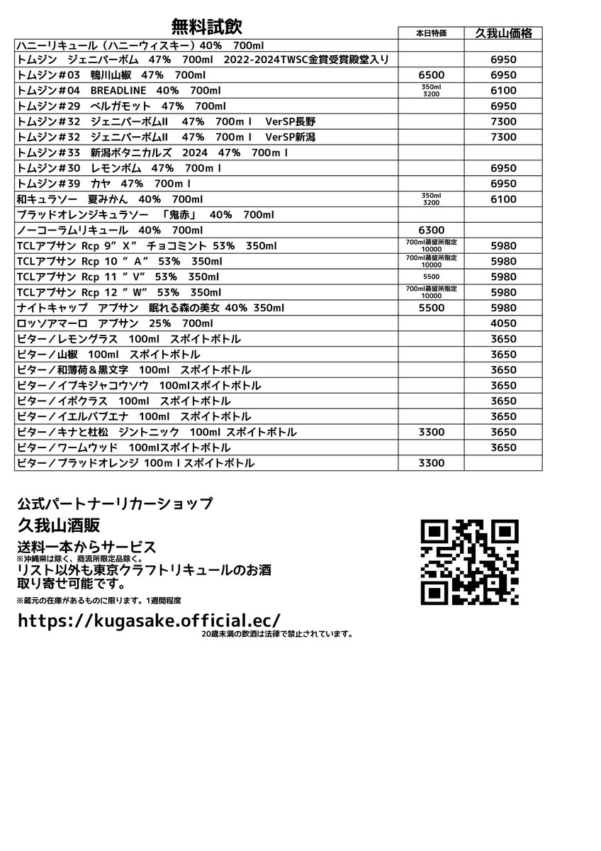 東京クラフトリキュール tweet media