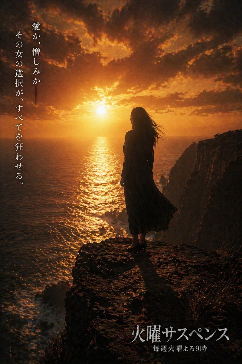 kNfRi1fynQUU3lw's tweet image. 断崖絶壁に立つ女性

火曜サスペンス風

#ChatGPT #AIart