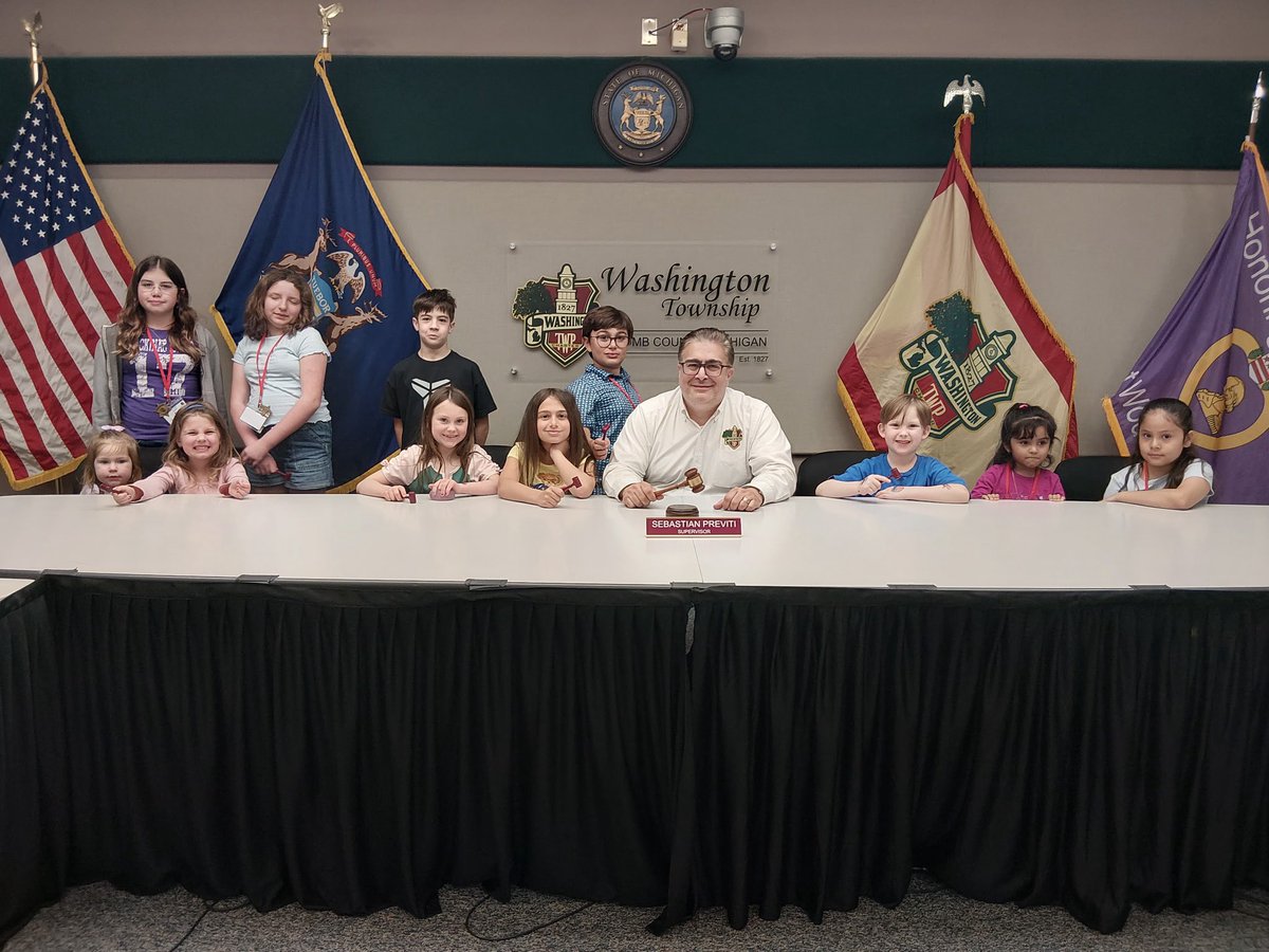 SamPreviti's tweet photo. What an incredible day at Washington Township for Take Your Child to Work Day!

I had an absolute blast alongside our amazing staff who brought their kids—and my kids loved every minute of it too. It was great to see everyone learning firsthand about the many departments. https://t.co/JWIc2kXAcI