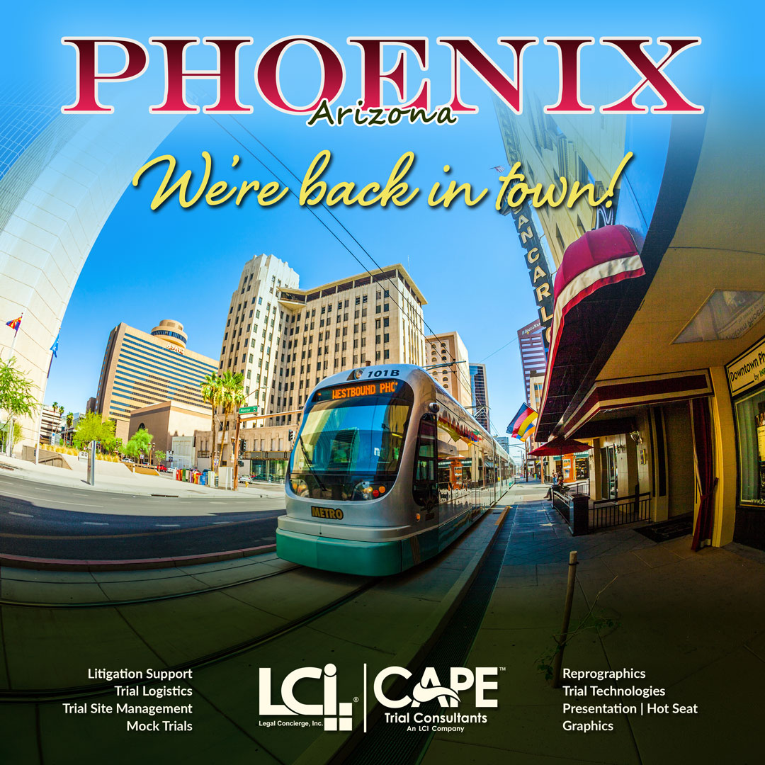 LegalConcierge's tweet image. LCI is working in Phoenix, AZ this month!

#Phoenix #DowntownPhoenix #ValleyMetroRail #RooseveltRow #PhoenixArt #DowntownVibes #legalgraphics #legalconcierge #legalconciergeinc #legalconsultinginc #TrialLifeUSA #LCI #lciservices #26years