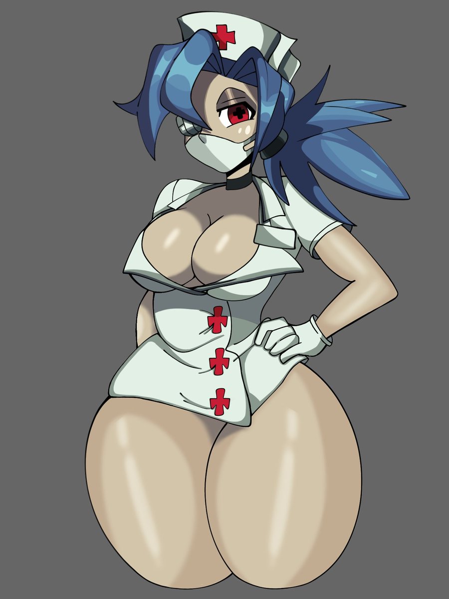Itarohan's tweet image. I finished the Valentine drawing 
#skullgirls #valentine #nsfwtwt #drawings