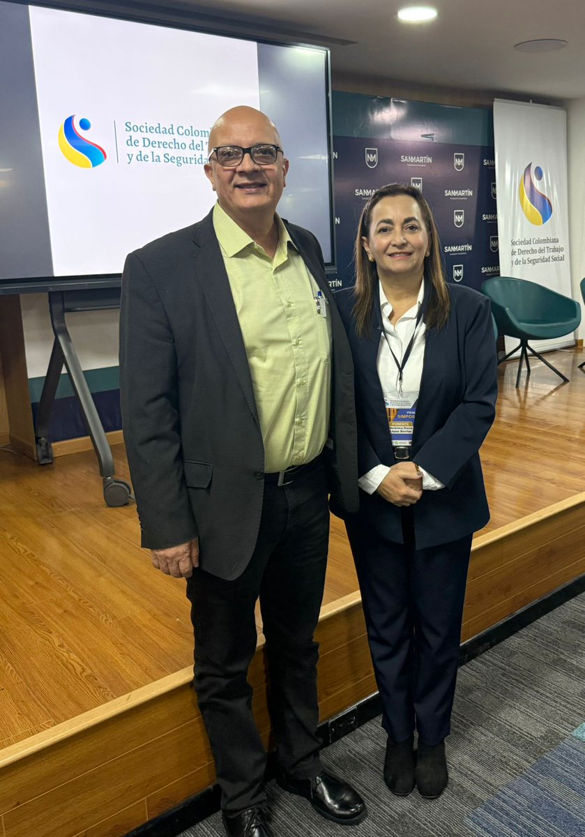 eduperezavid's tweet photo. ✅ Participé ️con destacados  colegas de Latinoamérica en Bogotá, Colombia, en el simposio sobre Derecho Laboral y la Seguridad Social, organizada por la Sociedad Colombiana de Derecho del Trabajo y la Seguridad Social. https://t.co/zSHW2AtUIZ