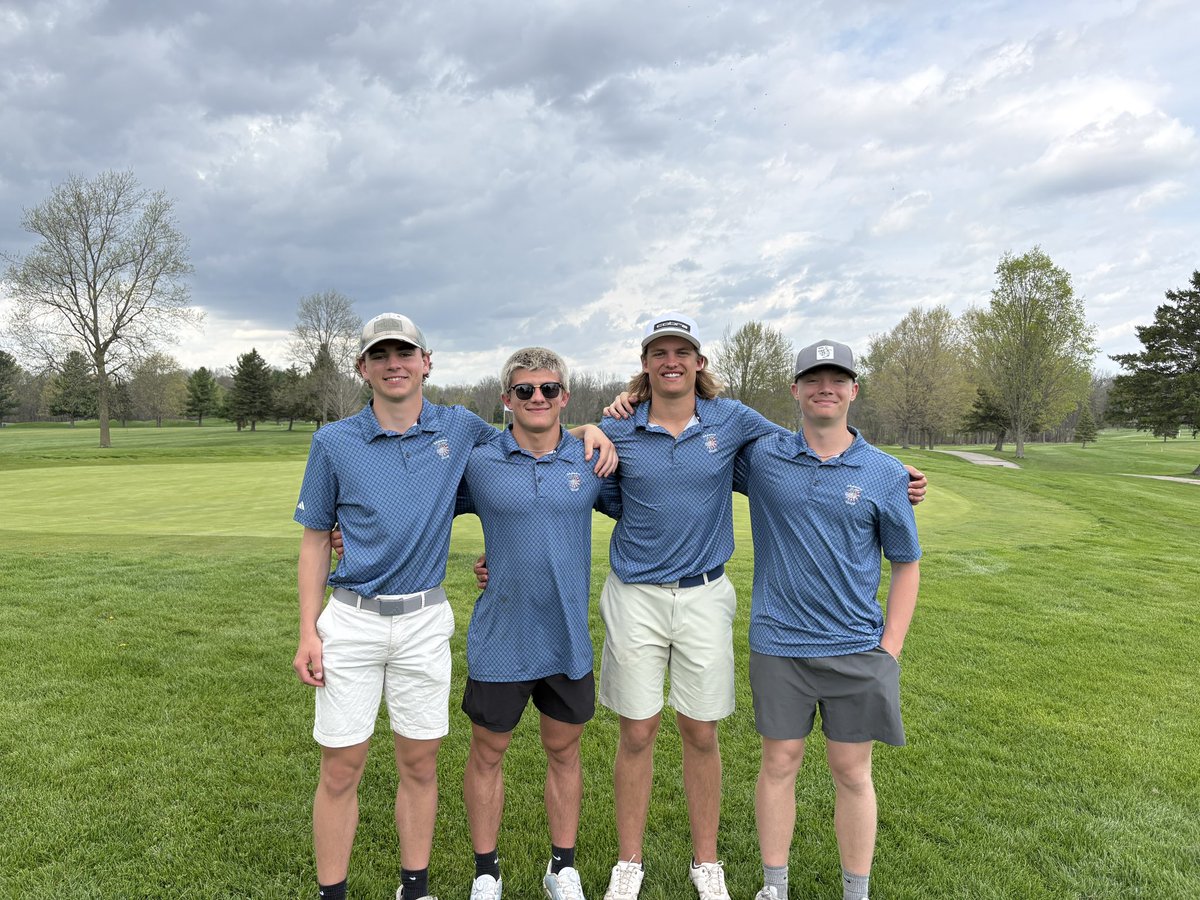 masongolf1's tweet photo. MVG wins the inaugural Pulver Best Ball  held at Eldorado (white/blue) on Senior Night!! Maurer/Wells(69), Ambs/Thurston(74), and Ackley/Ford(73) lead the Bulldogs. Next event is the Okemos Elite Invitational at Eagle Eye this coming Monday. https://t.co/xULroViafD