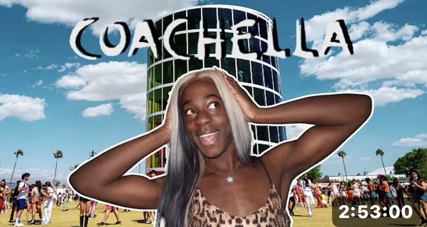 SteyeuhCotter's tweet photo. Stei’s highly anticipated Coachella video is out now on YouTube. https://t.co/nhTlKWRr2b