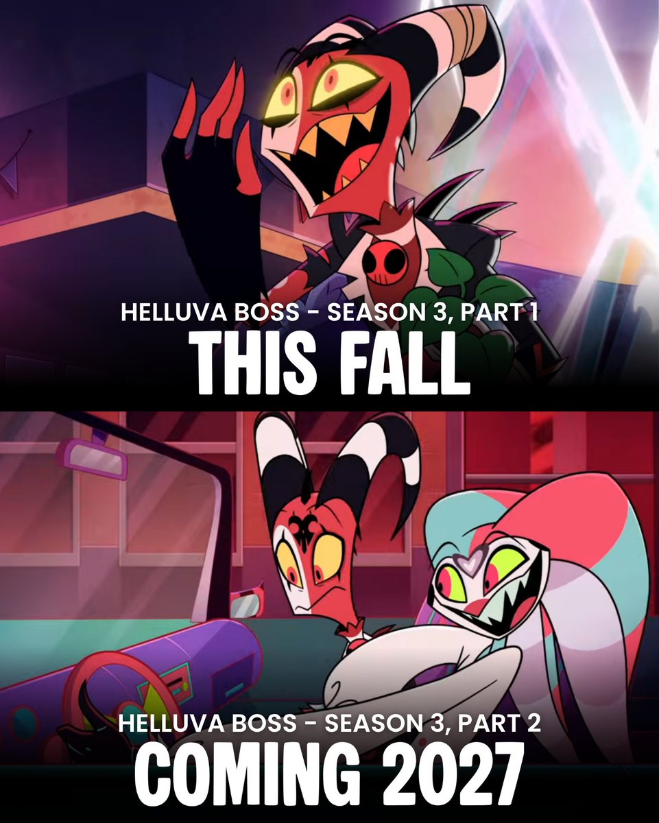 ‘HELLUVA BOSS’ Season 3 release schedule.