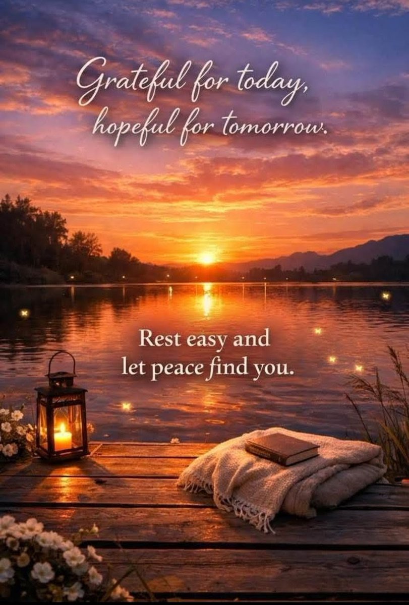 GratefulStella's tweet photo. 🧡🌄🏵️🌄🧡 #GoodEvening #grateful #today #hopeful #tomorrow #rest #easy #peace #find #you #relax #sleep #sweetdreams #sunset #moon #stars #twinkle #shine #bright #sparkle #goodnight #untiltomorrow #April24 #April2026 🧡🌄🏵️🌄🧡 https://t.co/2QY1J33Kuj