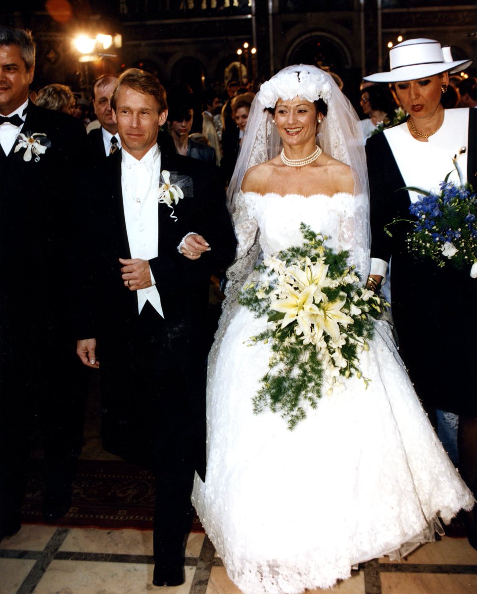 URDailyHistory's tweet image. 27 April 1996: #Olympic gold medal winner and University of #Oklahoma gymnast Bart #Conner and gymnastics Olympic gold medalist Nadia #Comăneci are married in Bucharest, Romania. They run a #gymnastic center in Norman, Oklahoma. #History #OTD #ad amzn.to/2x8KjkD