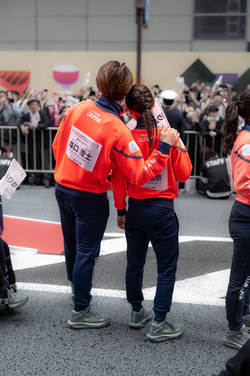 ‘26.04.25 オリンピック 応援感謝パレード

ゆなすみ お疲れ様でした‼️

#TEAMJAPAN #MilanoCortina2026 
#長岡柚奈 #森口澄士
